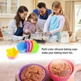 thumbnail image 2 of 24x Silicone Cupcake Baking Cups,Reusable&Non-stick Muffin Cupcake Cupcake Liner, 2 of 6