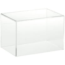 Plymor Clear Acrylic Display Case with No Base, 6" W x 4" D x 4" H