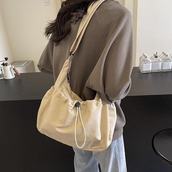 gcong Stylish Nylon Shoulder Bag Spacious Sporty Crossbody Purse Versatile Daily Tote for Women