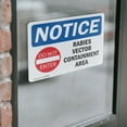 thumbnail image 4 of (2 Pack) Rabies Vector Containment Area Sign, 4 of 7