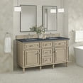 thumbnail image 5 of James Martin Vanities 424-V60d-3Csp Lorelai 60" Double Basin Wood Vanity Set - Mid-Century, 5 of 7