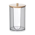 thumbnail image 4 of GROWTH TANK Distributeur de Gobelets de Salle de Bain Support de Coussin Multifonctionnel Réutilisable Rangement de Salle de Bain Noir avec Couvercle en Bois, 4 of 9