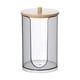 thumbnail image 4 of Dispensador de vasos para baño, caja de almacenamiento, organizador de almacenamiento para baño, almacenamiento para el hogar Negro Con Tapa De Madera, 4 of 9