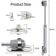 thumbnail image 2 of 4 Pcs Gas Strut 100n Hydraulic Hinges Gas Struts Gas Strut Hydraulic Furniture Air Spring Kitchen Hydraulic For Lifting Door Cabinet Kitchen Furniture, 2 of 5