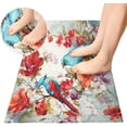 thumbnail image 4 of GZHJMY Bird Flowers Area Rug, Anti Fatigue Large Floor Mat, Soft Absorbent Washable Plush Carpet with Non-Slip Rubber Back for Entryway, Bedroom, Sink, Kitchen, Bathroom, 39 x 20 Inch Carpet Runner, 4 of 7