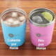 thumbnail image 5 of Set DE 2 Vasos Térmicos POPYUM Infantiles Acero Inoxidable Anti Derrame 9oz Rosa verde, 5 of 12