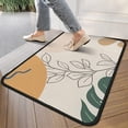 thumbnail image 4 of Orange Boho Plant Pattern Door Rugs,Washable Non Slip Door Mats Indoor,Decorative Door Mats,Entry Mat Indoor for Entrance,Bedroom,Kitchen,Bathroom,30"x17", 4 of 6