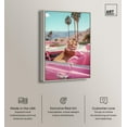 thumbnail image 2 of Rosy Tiger's Ride II Canvas Pink Pop Wall Art by Art Remedy, Silver Frame, 24" x 36", 2 of 7