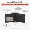 thumbnail image 2 of 200166-BL Bifold Leather Wallet with Side Flap in Black | Style n Craft, 2 of 4