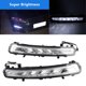 thumbnail image 4 of Luz 1 Par De Luces De Circulación Diurna Para Coche DRL LED Lámpara Antiniebla De Luz Diurna Para 11-12, 4 of 7