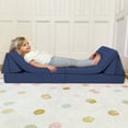 thumbnail image 3 of Imaginarium Kids Junior Play Couch, Navy Blue, 3 of 10