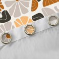 thumbnail image 4 of Homewish Gray Brown Boho Kitchen Curtains,Vintage Daisy Floral Black Out Curtains Pack of 2 (42x63 Each), 4 of 6