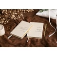thumbnail image 3 of MUUJEE Hard Cover Vow Books (Set of 2) - Cream Canvas Linen Foil Embossed Wedding Ceremony Vow Renewal Speech Books, Couple Gifts for Engagement (To My Husband/Wife), 3 of 7