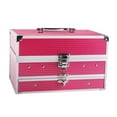 thumbnail image 3 of lionlar Palette de Maquillage Cosmétique Ensemble Kit Combinaison pour Vacances Beauté Professionnel Rose Rouge, 3 of 9