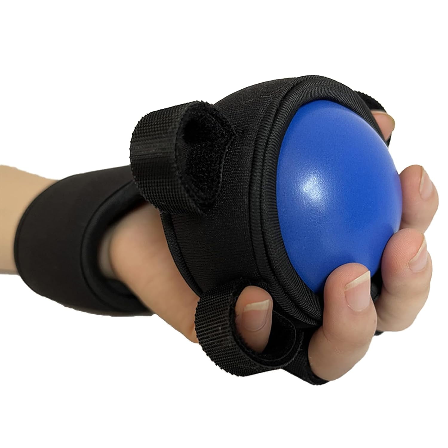 1 Piece Anti Spasticity Hand Splint with Training Ball - Orthosis Brace for Stroke Recovery, Spasm & Hemiplegia Rehabilitation for Adults - Hand Therapy Equipment for Functional Impairment