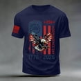 thumbnail image 5 of Rotm Independence Shirt USA 4th of July Shirts for Men American Flag Short Sleeve Patriotic Independence Day Tee Top Dark Blue,L, 5 of 6