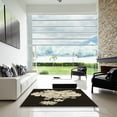 thumbnail image 7 of Ahgly Company Machine Washable Indoor Rectangle Transitional Camel Brown Area Rugs, 7' x 10', 7 of 7