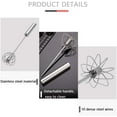 thumbnail image 4 of Stainless Whisks, Semi-automatic Egg Whisk Beater Mixer, Easy Use and Save Much, 4 of 4