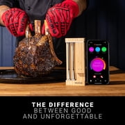 MEATER Pro Duo: WiFi Smart Meat Thermometer | 1000°F High Heat Resistance | Long Range | Dual Probes | Six Sensors | BBQ, Oven, Grill, Smoker, Air Fryer, Deep Fryer | iOS & Android App