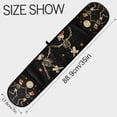 thumbnail image 3 of Yayeee Double Oven Mitt Kitchen Heat Resistant Baking 35" x7" Quilted Glove, Black Halloween Dancing, 3 of 6