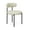 Beige, variant on Hawsaiy Dining Chairs Set of 4, Round Boucle Dining Room Chairs with Curved Backrest & Thick Cushion, Mid-Century Modern Upholstered PU Leather Kitchen Side Chairs with Metal Legs, Brown