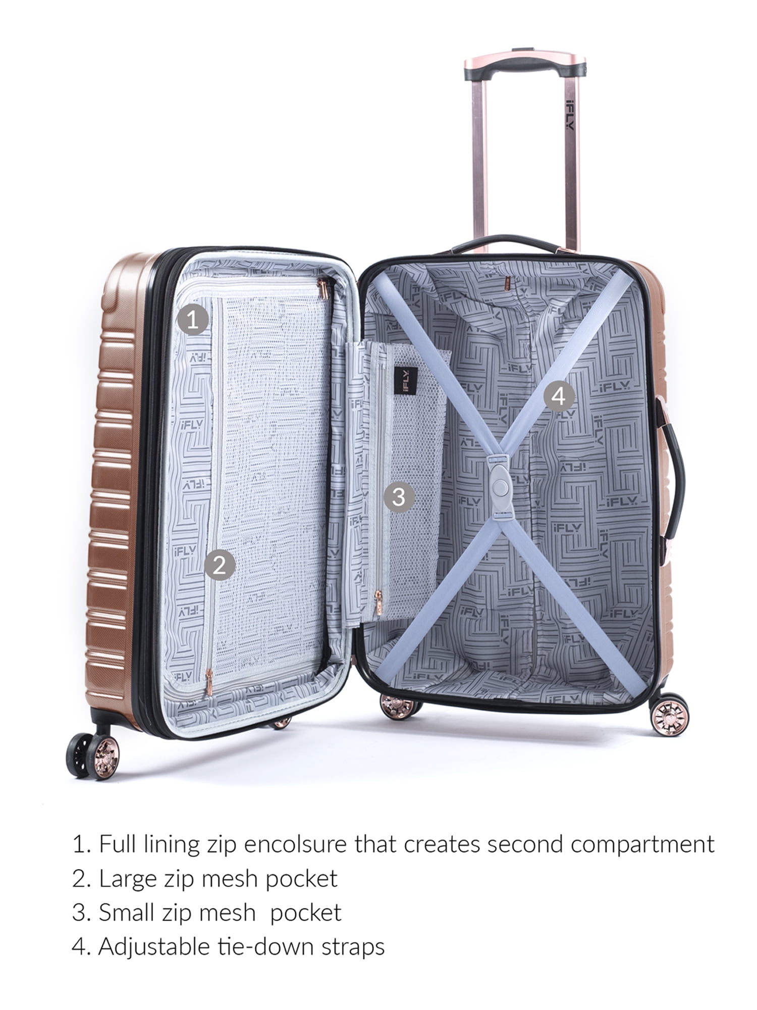 ifly hard shell luggage