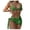 Green, variant on Lovzfmll 3 Piece Bikini Sets for Women, Triangle Bikini with Beach Cover Up, Adjustable and Padded