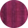 thumbnail image 1 of Ahgly Company Indoor Round Abstract Purple Contemporary Area Rugs, 5' Round, 1 of 4