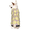 thumbnail image 1 of Balery Yellow Lemon Slices Sudadera con Capucha para Perros Pequeños – Ropa para Mascotas, Disfraz para Perros y Gatos, Ideal para Fiestas y Cosplay-XX-Large, 1 of 7
