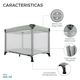thumbnail image 5 of Cuna Viajera Plegable Para bebé Con Diseño Cómodo Y versátil Color Gris Gaon GN-FBC01 Gaon GAON, 5 of 6