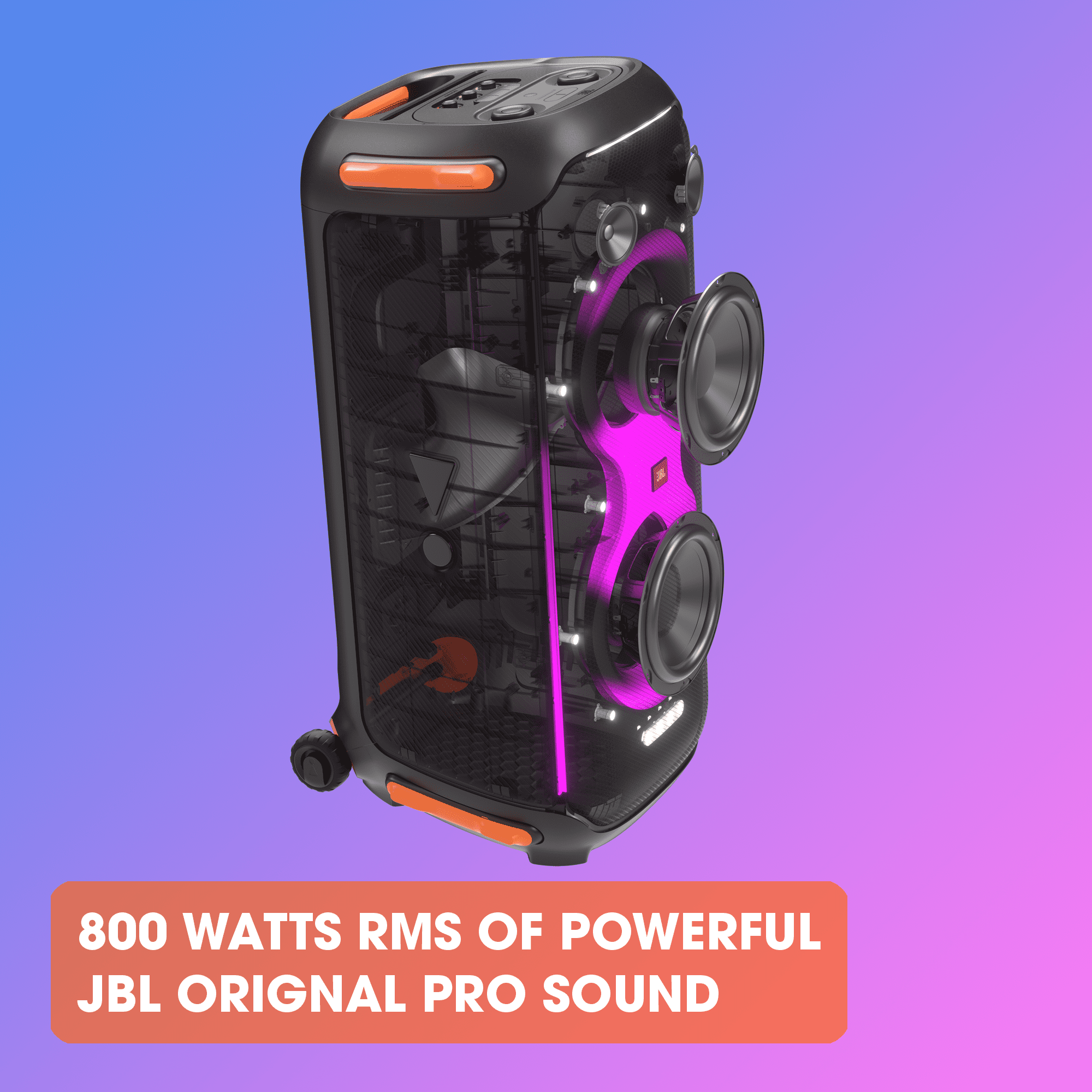 JBL PartyBox 710 Wireless Bluetooth Party Speaker with Builtin Light and Splashproof Design  (图4)