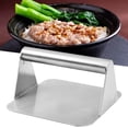 thumbnail image 2 of serony Manual Burger Press Meat Smasher Bacon No-Rust Accessory Kitchen Tool Home Square, 2 of 7