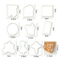 thumbnail image 5 of NIBOLOG Cookie Cutter Princess Castle Pattern Shatterproof Plastic Biscuit Cutting Mould Birthday Gift, 5 of 8