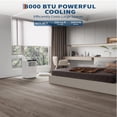 thumbnail image 2 of Ourlova 8000 BTU Portable AC Black Panel Smart Sleep Timer 350 Sq Ft, 2 of 7