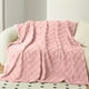 thumbnail image 4 of Manta polar de regalo para siesta con aire acondicionado, manta polar refrescante, diseño suave de vellón color leche, plegable, portátil y ligera, 100 % poliéster, para relajarse en el, 4 of 9
