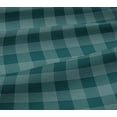 thumbnail image 4 of oneOone Cotton Jersey Dark Teal Green Fabric Gingham Check Diy Clothing Quilting Fabric Print Fabric By Yard 58 Inches Wide, 4 of 4