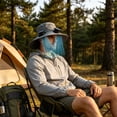 thumbnail image 4 of Luckky 3-in-1 Hands-Free Solar Cooling Hat Fan,UPF 50+ Sun Protection Hat with Removable Fan,Dual Solar & Type-C Rechargeable Outdoor Ventilated Hat for Men Women Fishing Cycling Gardening, 4 of 6