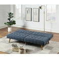 thumbnail image 2 of Ucloveria Modern Convertible Sofa 71" Couch Polyfiber Plush Tufted Cushion Sofa Wooden Legs, 2 of 8