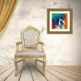 thumbnail image 3 of Vitaletti, Carolee 12x12 Gold Ornate Wood Framed with Double Matting Museum Art Print Titled - Cute Pups I, 3 of 4