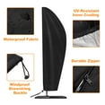 thumbnail image 4 of DONGPAI Protective Parasol Cover Cantilever Parasol Cover Waterproof, Outdoor Umbrella Cover Weatherproof UV-Anti Wind Snow Proof for 2-4 m Cantilever/ Straight Parasol, 4 of 6