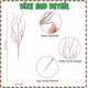 thumbnail image 2 of Adornos navideños con purpurina, Happon, 30 ramas navideñas con purpurina para decoración de jarrones, palitos artificiales para árbol de Navidad, manualidades, jarrones, decoración del hogar., 2 of 7