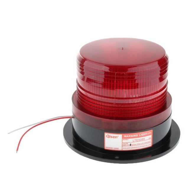 VONKY 24V Emergency LED Flashing Strobe Signal Warning Light Lamp Beacon Orange Red 24V