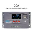 thumbnail image 3 of 10A 20A 30A MPPT Solar Charge Controller 12V 24V Regulator With LCD Display Dual USB Charging Electrical Equipment ,Safe to Use, 3 of 6