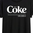 thumbnail image 3 of Coca-Cola - Drink Coke Enjoy - Juniors Ideal Flowy Muscle T-Shirt, 3 of 5