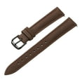 thumbnail image 3 of Uxcell Leather Watch Bands 16mm Thin Grain Replacement Cowhide Leather Strap Women Men Watch Strap, Brown Black, 3 of 6