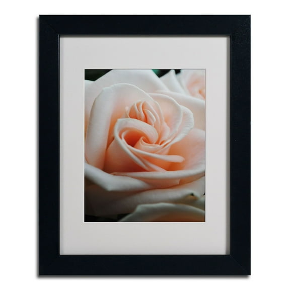 Trademark Fine Art "Leilani" by Monica Fleet, Black Frame