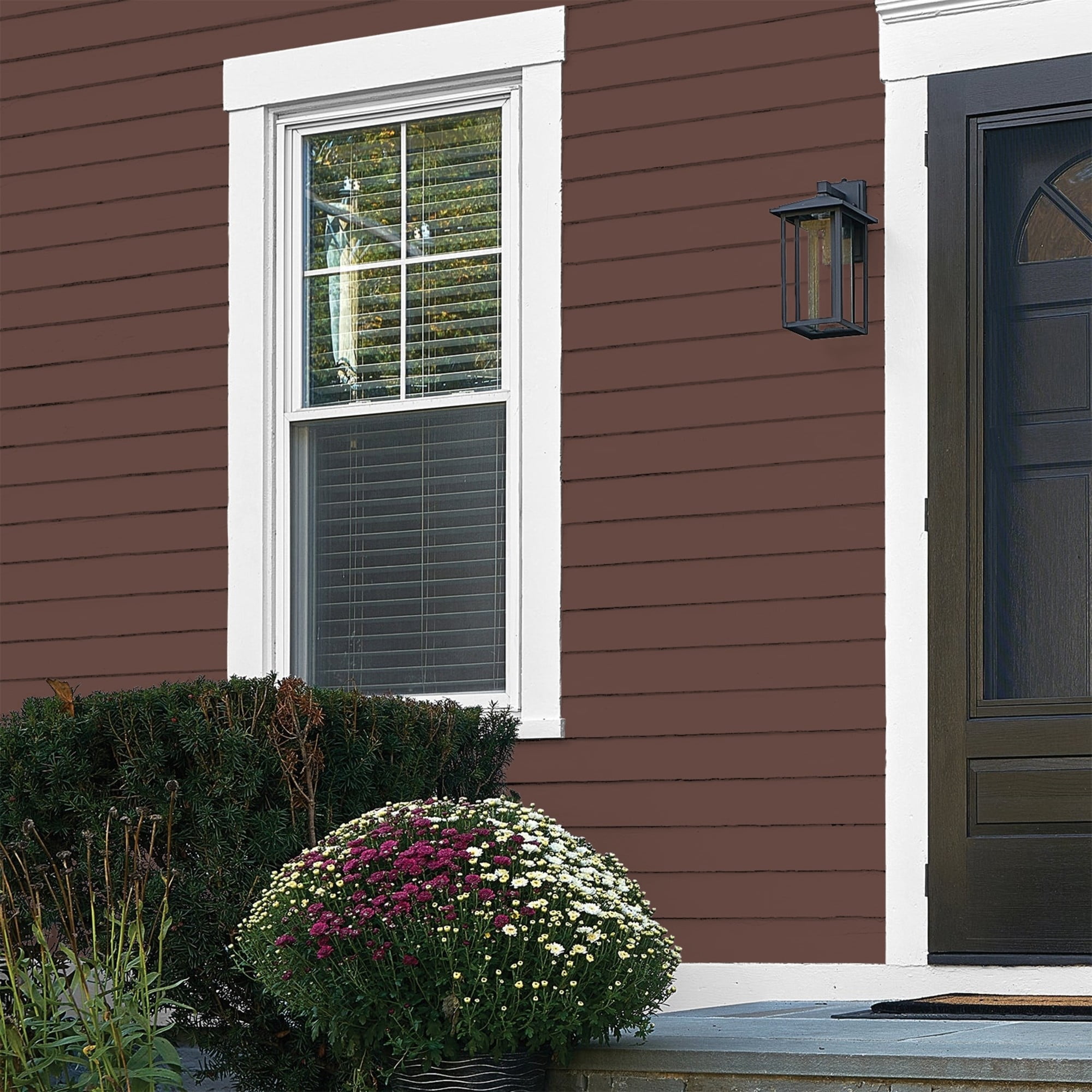 Glidden High Endurance Plus Spiced Wine Flat Exterior Paint and Primer, 1 Gallon