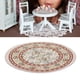 thumbnail image 1 of 1: 12 Casa De Muñecas, Alfombra Redonda De 6,2 Pulgadas De Diámetro, Exquisita Alfombra Tejida En Miniatura Vintage Para Decoración De Casa De Muñecas, 1 of 7