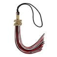 thumbnail image 3 of Endea Graduation Black/Red/White Mixed Color Graduation Tassel with Gold Date Drop, 3 of 11