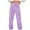Purple, variant on Chbgutlmr Pajama Pants for Women High Waist Winter Thermal Warm Sleepwear Pants Baggy Comfy Fuzzy Trousers